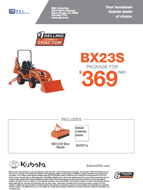 Kubota BX23S