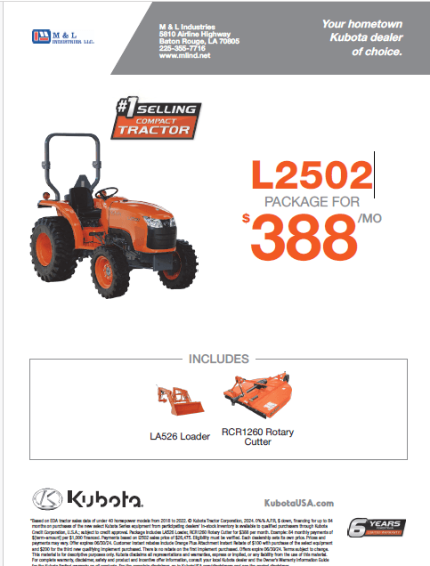 Kubota L2502HST